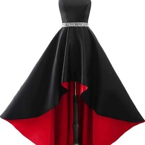 Elegant Black and Red Kids Costume Dress
